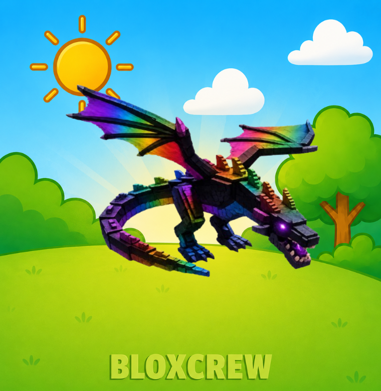 Rainbow Black Dragon