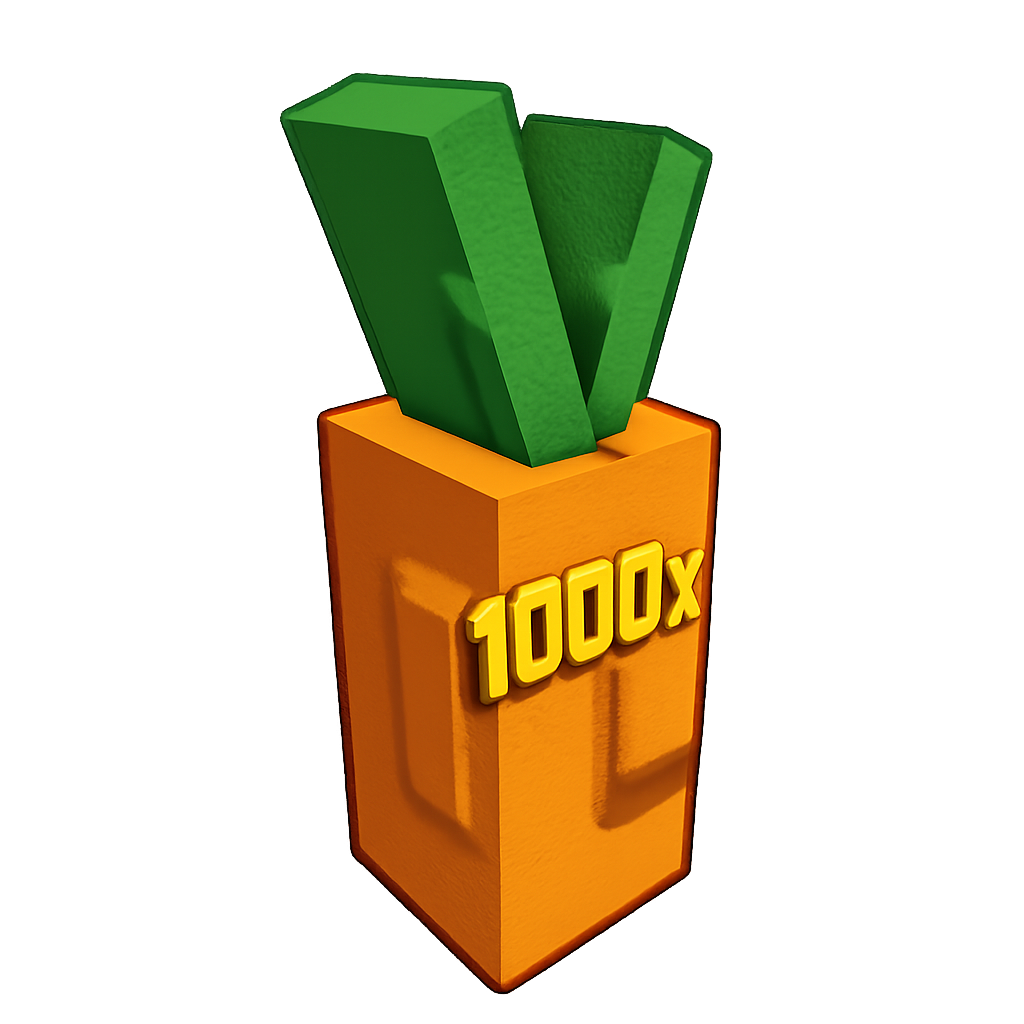 1000x Carrot Seeds