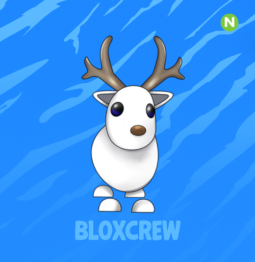Neon Arctic Reindeer