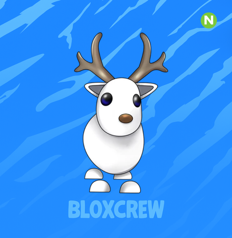 Neon Arctic Reindeer