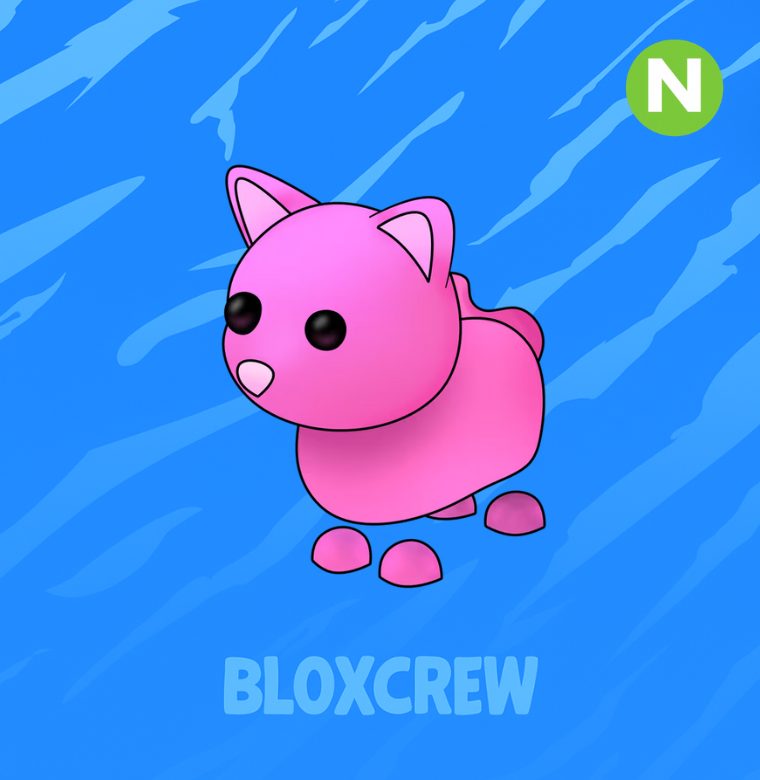 Neon Pink Cat